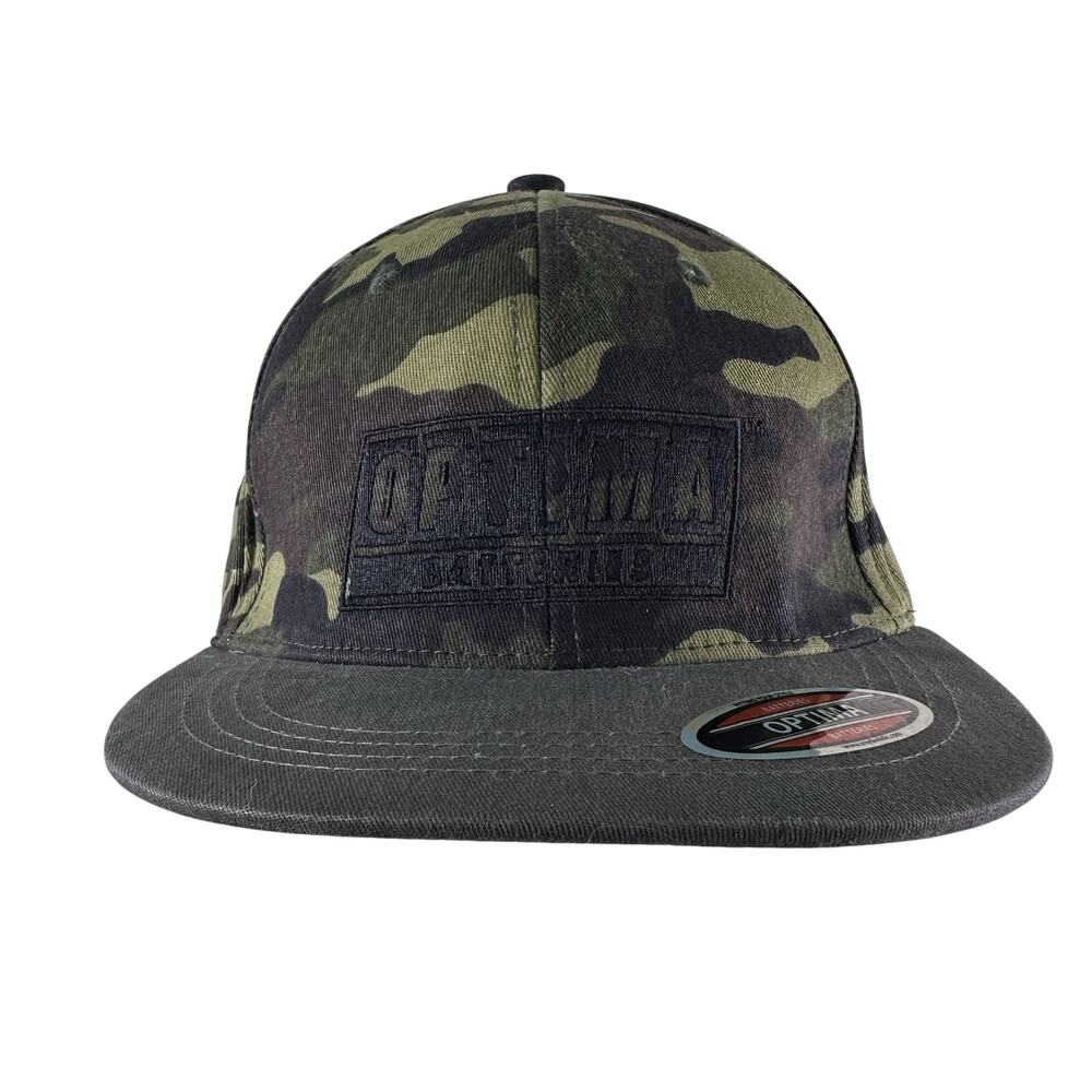 Optima Battery’s Adult Size Stretche‎ Fitted Size L-XL Camo Cap Hat